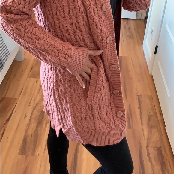 Thick Maxi Button Cardigan Large - Picture 4 of 8